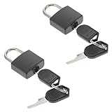MILISTEN Kleine Messing Vorhängeschlösser mit Schlüssel 20mm Kurzbügel...