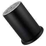 VILLCASE Edelstahl Messerhalter mit Steckplätzen Rutschfestes...