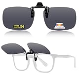 Epavouos Clip-On Polarisiert Sonnenbrille UV400 Schutz Ideal für alle...