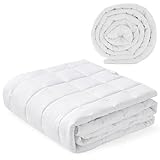Autsel Gewichtsdecke 7kg 135x200cm, Weighted Blanket aus 100% Baumwolle,...