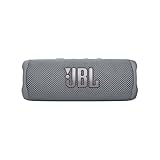 JBL Flip 6 Bluetooth Box in Grau – Wasserdichter, tragbarer Lautsprecher...