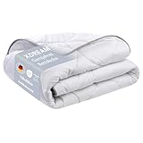 XDREAM SilverPlus Bettdecke 135x200 | Atmunsaktive Steppdecke mit...
