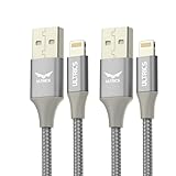 iPhone Kabel 2M (2er Pack), Apple MFi zertifiziertes langes USB A auf...