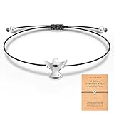 SENLINLU Schutzengel Armband, Schutzengel Armband Silber, Glücksarmband,...