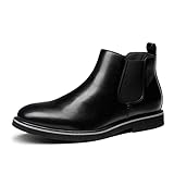 Bruno Marc Herren Stiefel Chelsea Boots Stiefeletten Stiefel SCHWARZ...