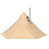 KingCamp Torino 2 Tipi Zelt für 1-2 Personen, Spitzdachzelt mit...