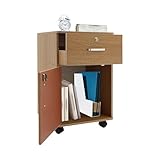 Nachttisch,Büro-Aktenschrank mit Schloss,Nachtkommode mit Schublade und...