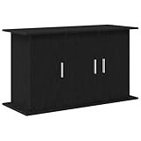 vidaXL Aquariumständer Schwarz Eichen-Optik 101x41x58 cm Holzwerkstoff