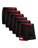 DANISH ENDURANCE 6er Pack Bambus Boxershorts Herren, Unterhosen Herren mit...