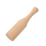 Angoily Buche Holzhammer Schnitzen Holzbearbeitung Holzhammer Buche Leder...