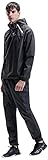 HOTSUIT Schwitzanzug Herren Trainingsanzug Sportanzug Fitness Schwitzanzug...