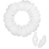 Diffaxy 150 Stück weiße Federn zum Basteln, 5–8 cm große Federn in...