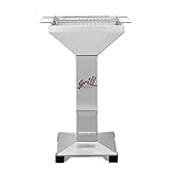 Herz & Heim® Thüros T2 Edelstahl Holzkohle-Grill mit Namensgravur...