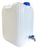 pokm toolsmarket - Wasserkanister mit Hahn, 10 Liter, Trinkwasser Kanister...