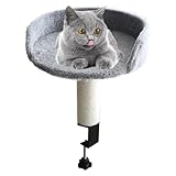 Teupyon Katzenbett-Schreibtischhalterung, abnehmbar,...