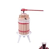YZNAHRE 6L Obstpresse Apfelpresse Fruchtpresse manuell Weinpresse Holz...