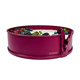 coox Springform mit Glasboden ⌀ 26 cm in Dunkelrot, backen und direkt auf...