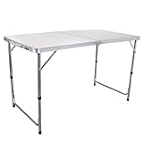 Tronitechnik® Gartentisch Tisch klappbar Kunststoff 120x60 cm Campingtisch...