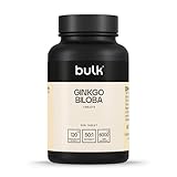 Bulk Ginkgo Biloba Tabletten, 6000 mg, 60 Tabletten, 60 Portionen,...