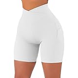 Generisch Enge Umschlagtaille für Damen mit Gewinde, Yogahose, hohe...