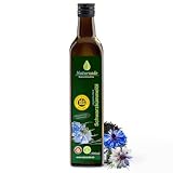 Naturzade Schwarzkümmelöl 500ml Ungefiltert Glasflasche, kaltgepresst,...