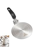 Gocoffun Induktion Adapterplatte für Moka, Edelstahl...