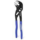 WORKPRO Zangenschlüssel 255 mm, Greift bis 50 mm, Verstellbare...