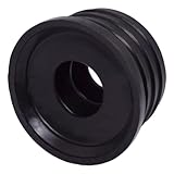 SKIR'CO Schwarz 50x25mm Gummimanschette für Abflussrohr,...
