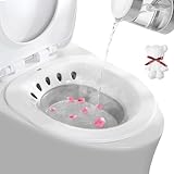 DEANIC Sitzbad für Toilette Faltbares Sitzbadewanne für Hämorrhoiden,...