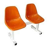 Wartebank mit 2 Sitzen – langlebige Büro-Empfangsstühle für Gäste in...