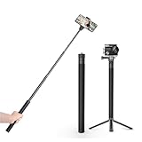 Diyeeni Unsichtbarer Selfie-Stick, 4 Abschnitt Erweiterung Langer Pol...