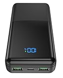 Coblob Power Bank 27000mAh, Tragbare Power Bank USB C 30W Schnellladung...