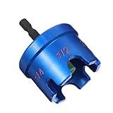 VALICLUD Aluminiumlegierung Steckschlüssel mit Muttern Bohrer Vielseitiger...