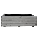 Mega Holz Pflanzkübel Kiefer Blumentopf, Blumenkübel 100 x 40 cm Farbton...
