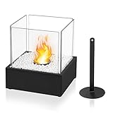 VANCHEMO Tischkamin Ethanol Indoor und Outdoor Tischfeuer Komplettset Stand...