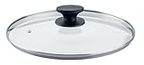 Fackelmann Pfannenglasdeckel 28cm – Hitzebeständig, Bakelit Griff,...
