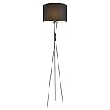 Dreibeinige Stehlampe Mid-Century-Stehlampe Mit Trommelförmigem...