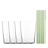 Dekomiro EISCH SECCO FLAVOURED COCKTAIL GLÄSER 4 Strohhalme Glasputztuch