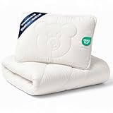 Baby Bettdecke und Kissen Kinderdecke 100x135 cm - Kinderbettdecke Kinder...
