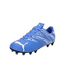 PUMA ATTACANTO FG/AG Jr Soccer Shoe, Bluemazing White, 33 EU