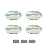 HSNAXingLife 4 Stück Kunststoff Teigtaschenteller Mit...