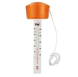 Pool Thermometer Schwimmendes Wasserthermometer für Pool Analog gut...