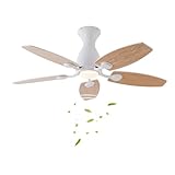 Linanty Deckenventilator mit Beleuchtung, Durchmesser 42 Zoll, leiser...