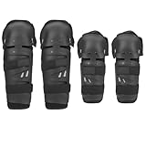 Vobor Motorrad Schutzkleidung Set 4 Stück Motorrad Knieschoner Motorrad...