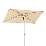 Schneider Sonnenschirm LUMI 210 x 130 cm – höchster UV-Schutz,...