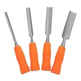 COHEALI 4 Stück Teiliges Holzmeißel-set mit Ergonomischem Holzgriff...