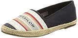 Tom Tailor Damen 3292002 Slipper, Navy-red, 38 EU