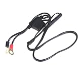 PLAFOPE Motorrad Batterieladekabel Robustes Ladegerät für...