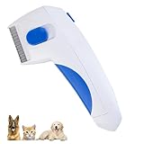 Elektrischer Flohkamm, Läusekamm, elektrischer Haustier für Flohläuse,...
