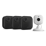 Blink-Kamera Outdoor 4 + Blink Mini 2 Weiß| Kabellose intelligente...